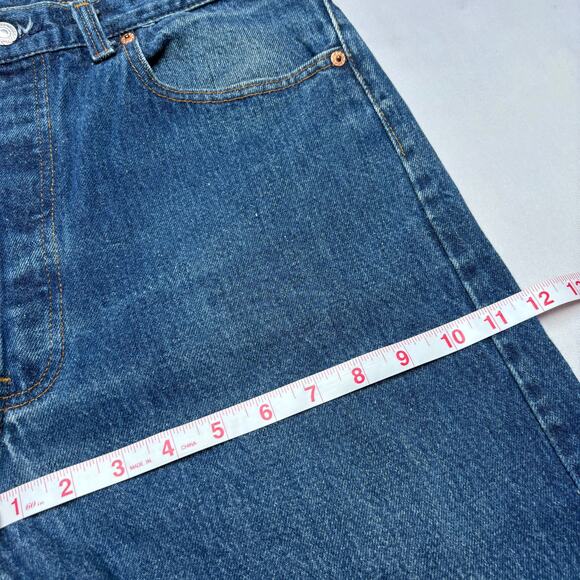 Vintage 80s Levi's 501 Straight Leg Jeans Made in USA 32x28.5 - Picture 6 of 12